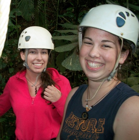 Zip Lining Friends